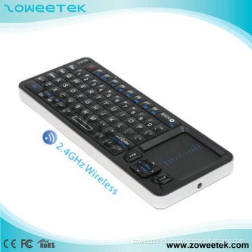Mini Wireless Keyboard + Touchpad + IR Learning Remote Control 3 in 1 -ZW-52006(MWK06)